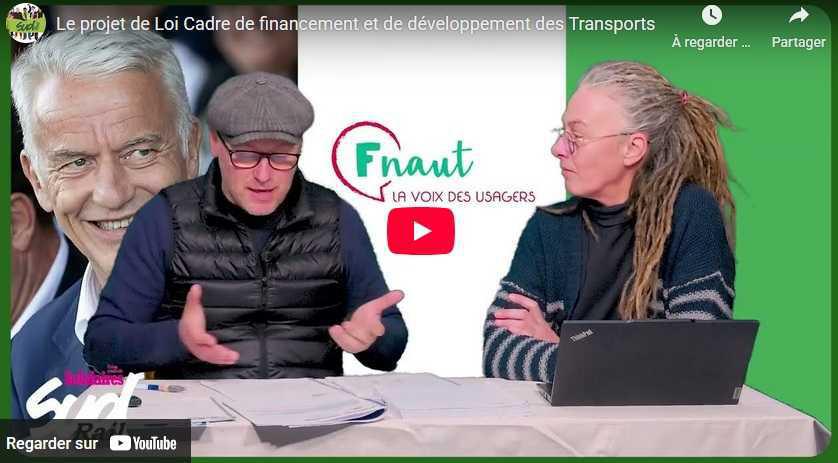 Vidéo SUD-Rail // A propos du projet de Loi Cadre de financement des transports
