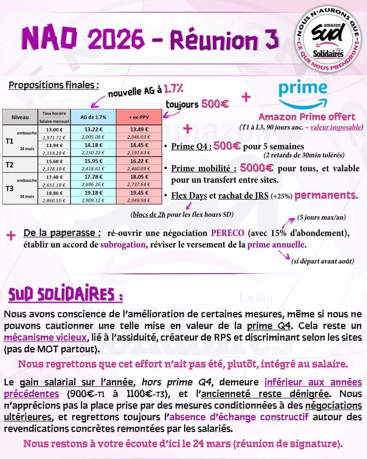 SUD AMAZON // NAO 2026, un point sur le 3e réunion