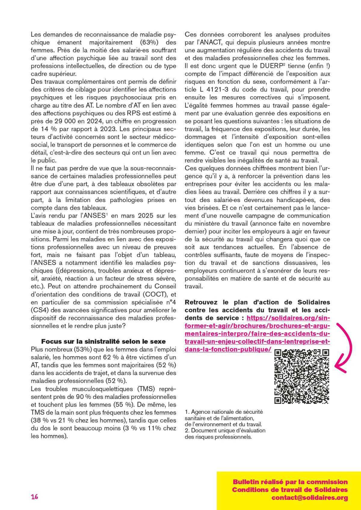 Solidaires sur les conditions de travail // Et Voilà # 76 mars 2026