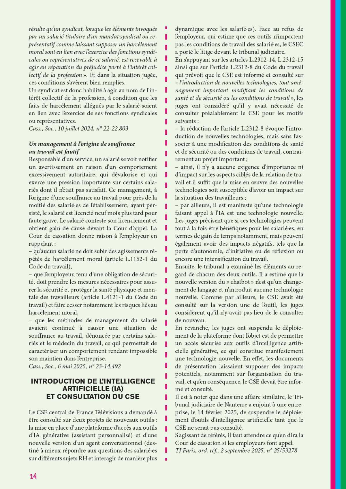Solidaires sur les conditions de travail // Et Voilà # 76 mars 2026