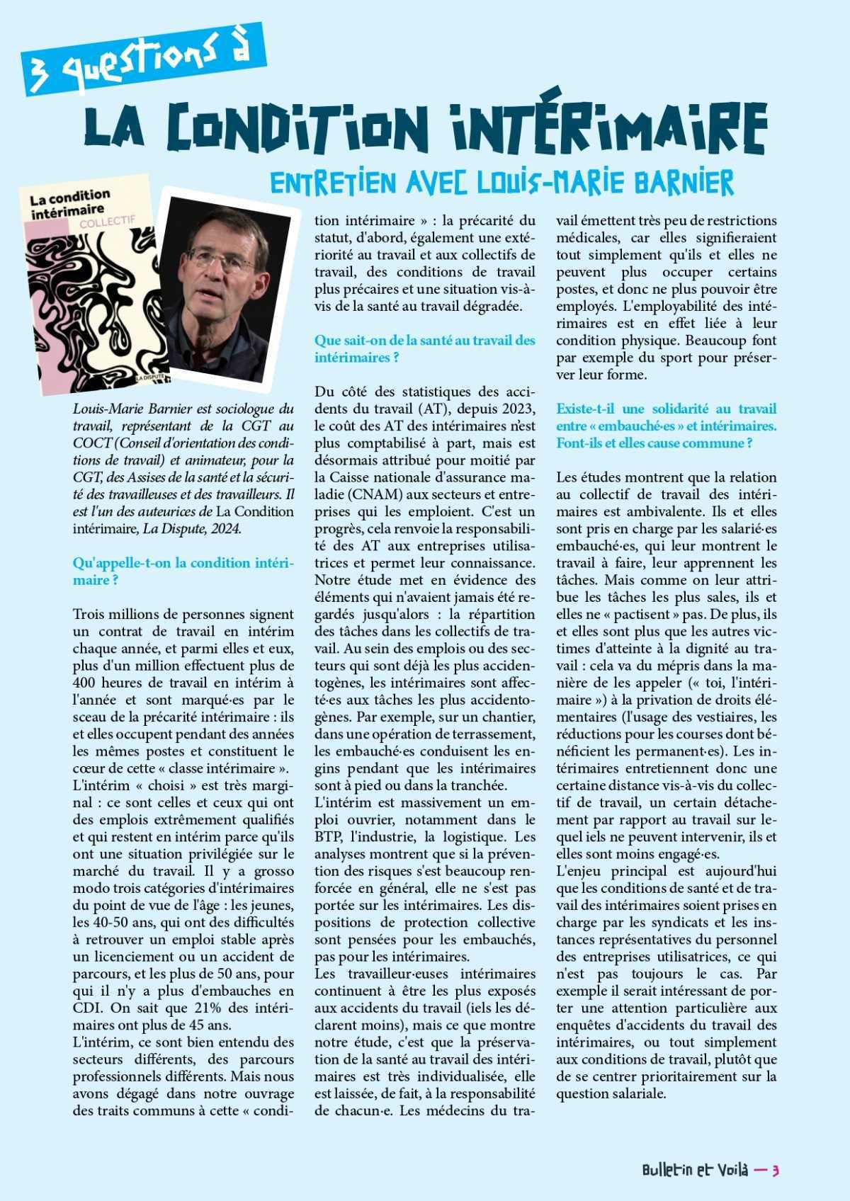 Solidaires sur les conditions de travail // Et Voilà # 76 mars 2026