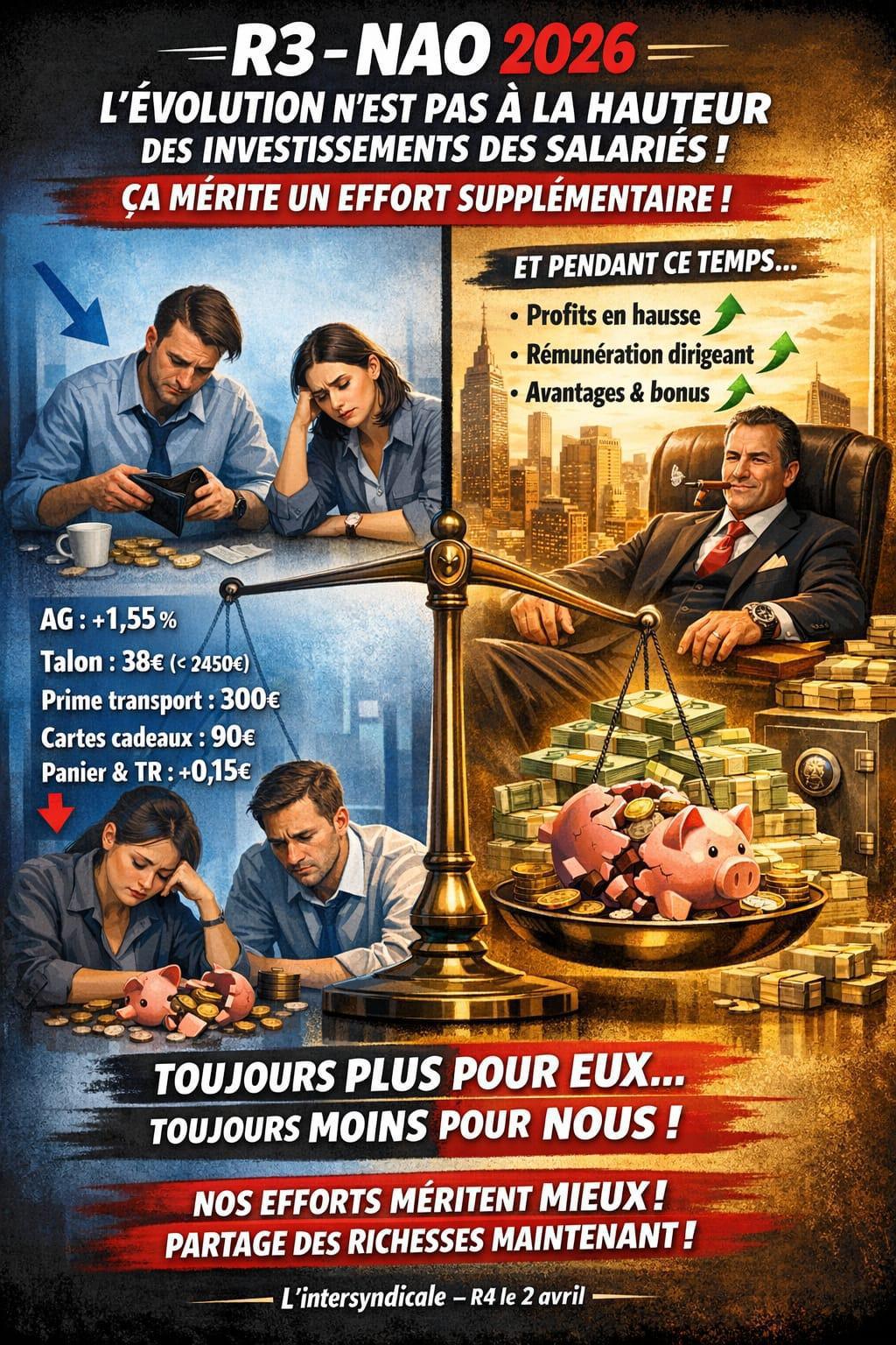 GXO // NAO Toujours plus pour eux... toujours moins pour nous !