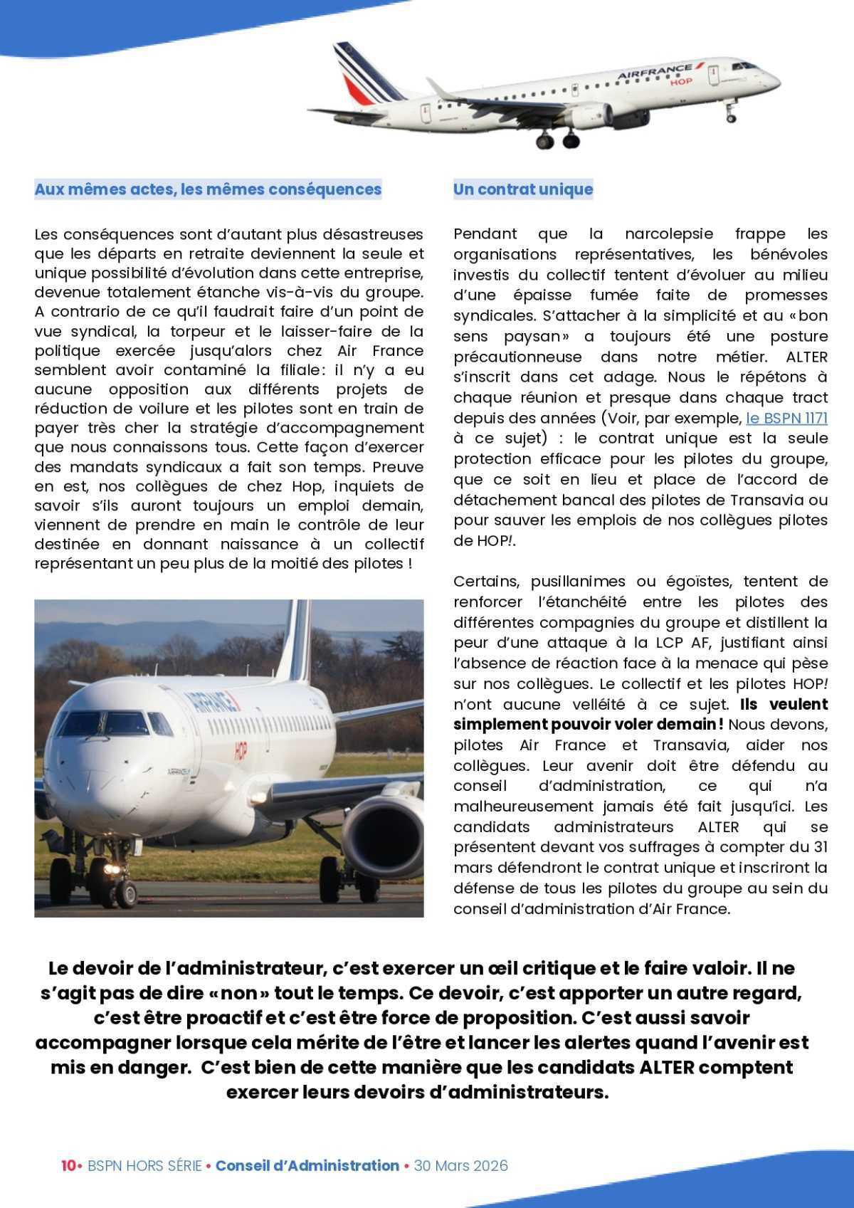 ALTER // BSPN Spécial Élections au Conseil d'administration