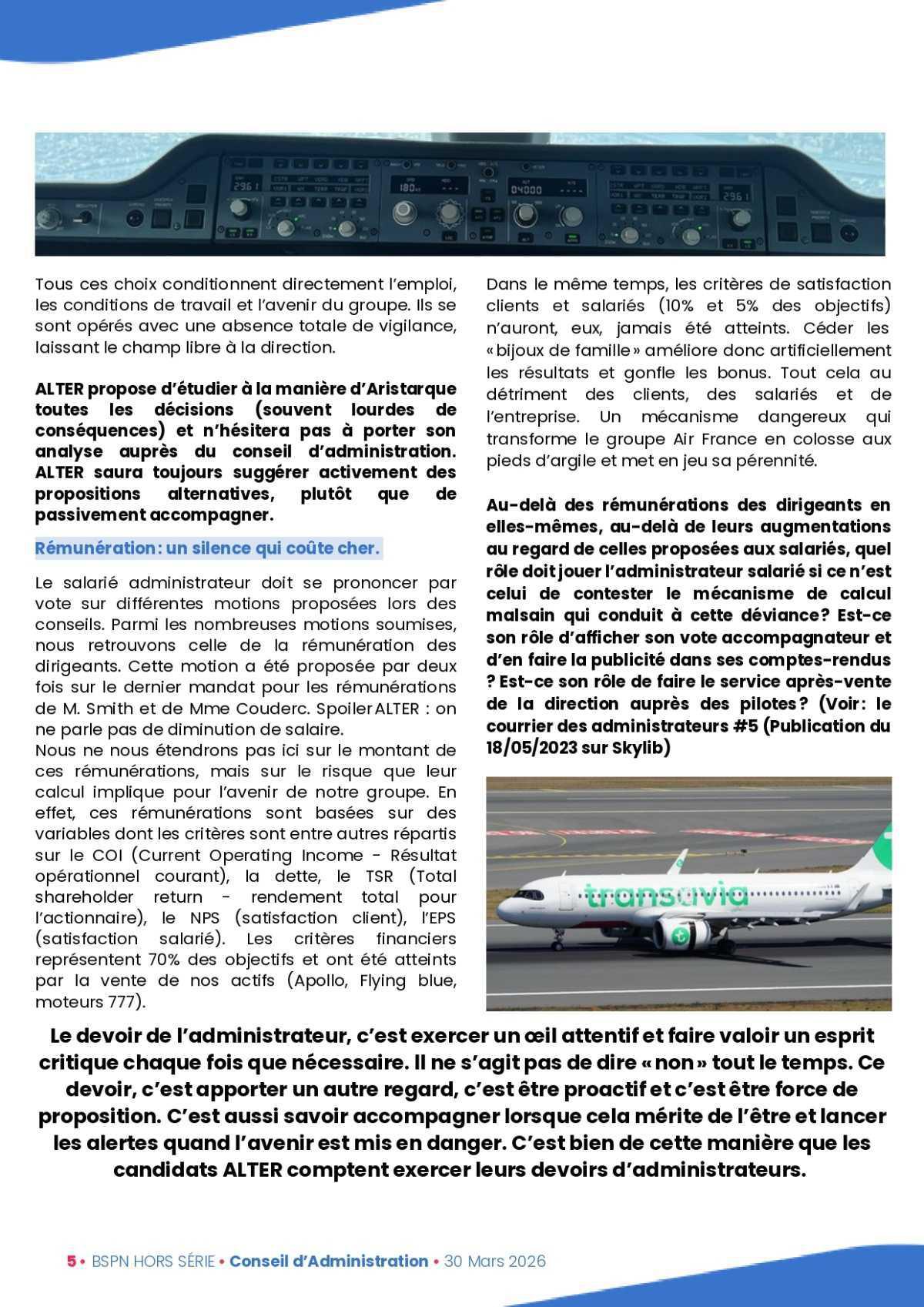 ALTER // BSPN Spécial Élections au Conseil d'administration