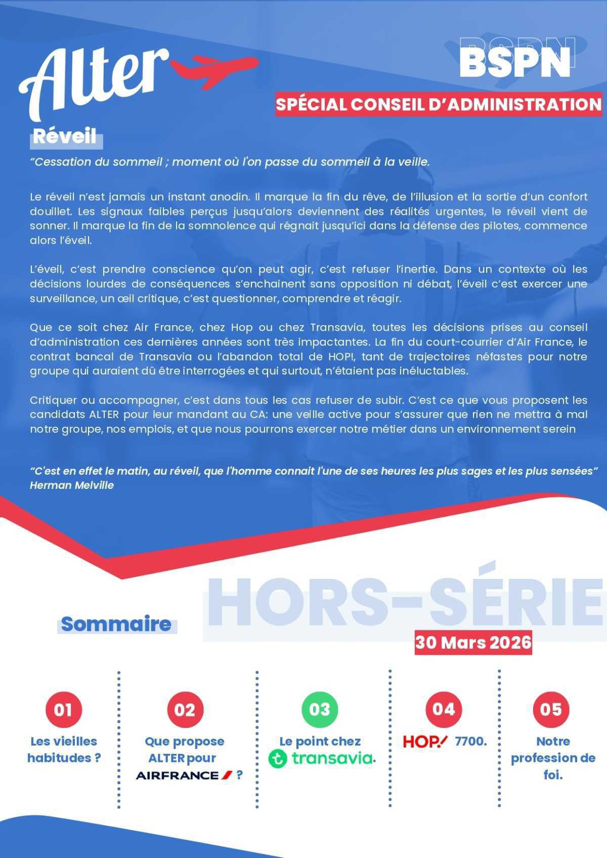 ALTER // BSPN Spécial Élections au Conseil d'administration