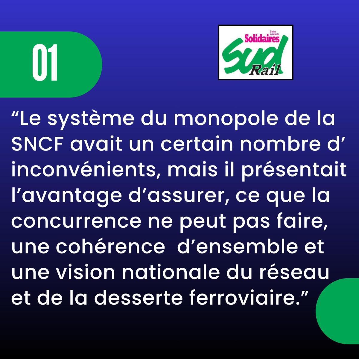 SUD-Rail // un rapport sénatorial pointe les dangers de la concurrence