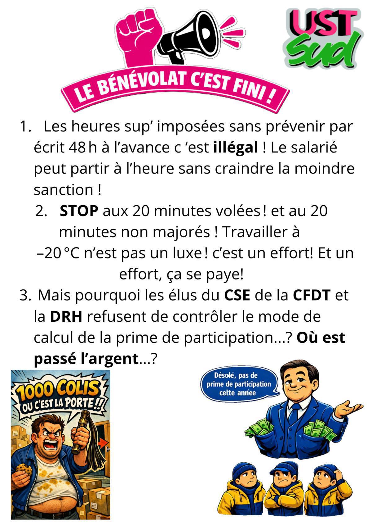 UST SUD chez STEF Méditerrannée // le bénovolat, c'est fini !