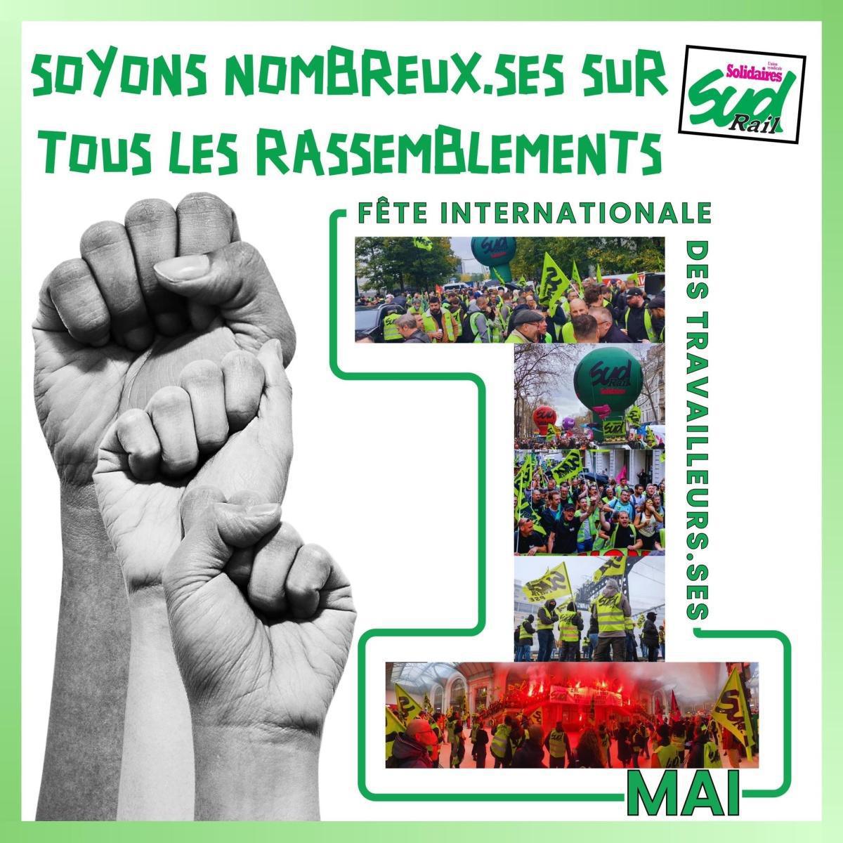 Pour la justice sociale, manifestons le 1er mai !