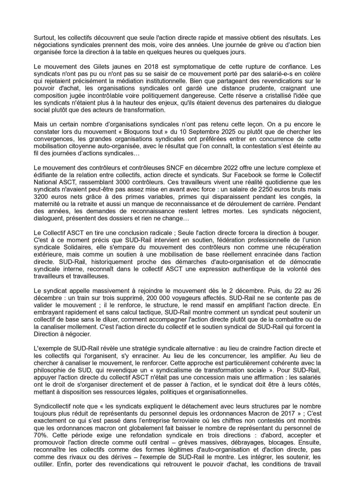 6e Congrès de l'Union SUD Transports du 12 mai 2026 : Résolution d'orientation