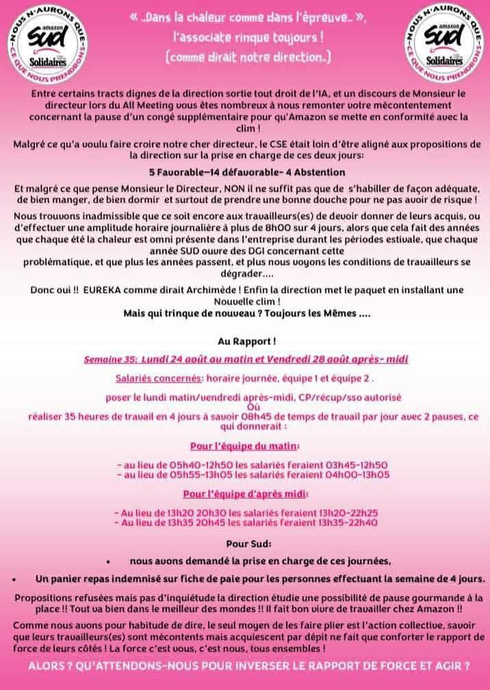 SUD-AMAZON // Qu'attendons nous pour inverser le rapport de force et agir ?!