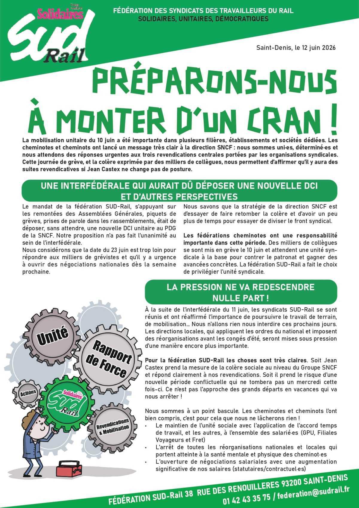 SUD-Rail // Préparons-nous à monter d'un cran !