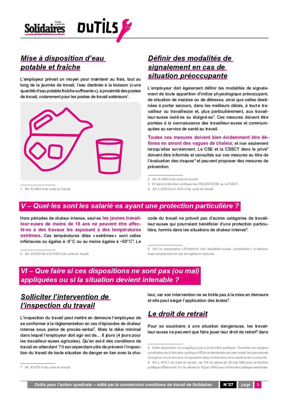 Solidaires // Il fait trop chaud au boulot, on fait quoi ?
