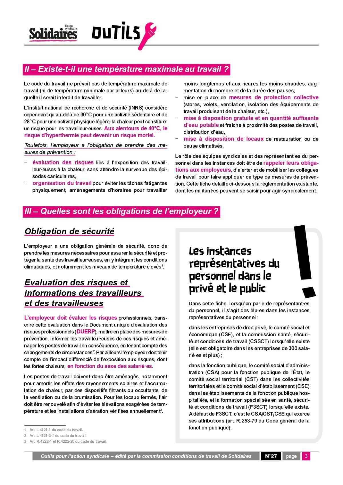 Solidaires // Il fait trop chaud au boulot, on fait quoi ?