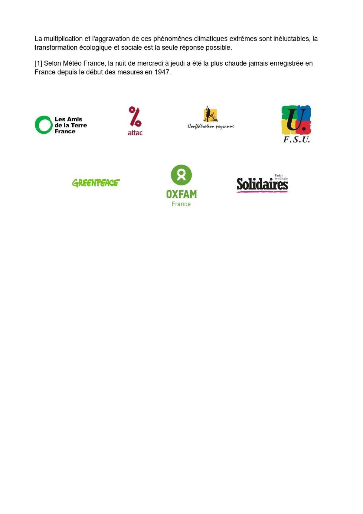 Face aux chaleurs extrêmes, une solution : l'écologie protectrice !