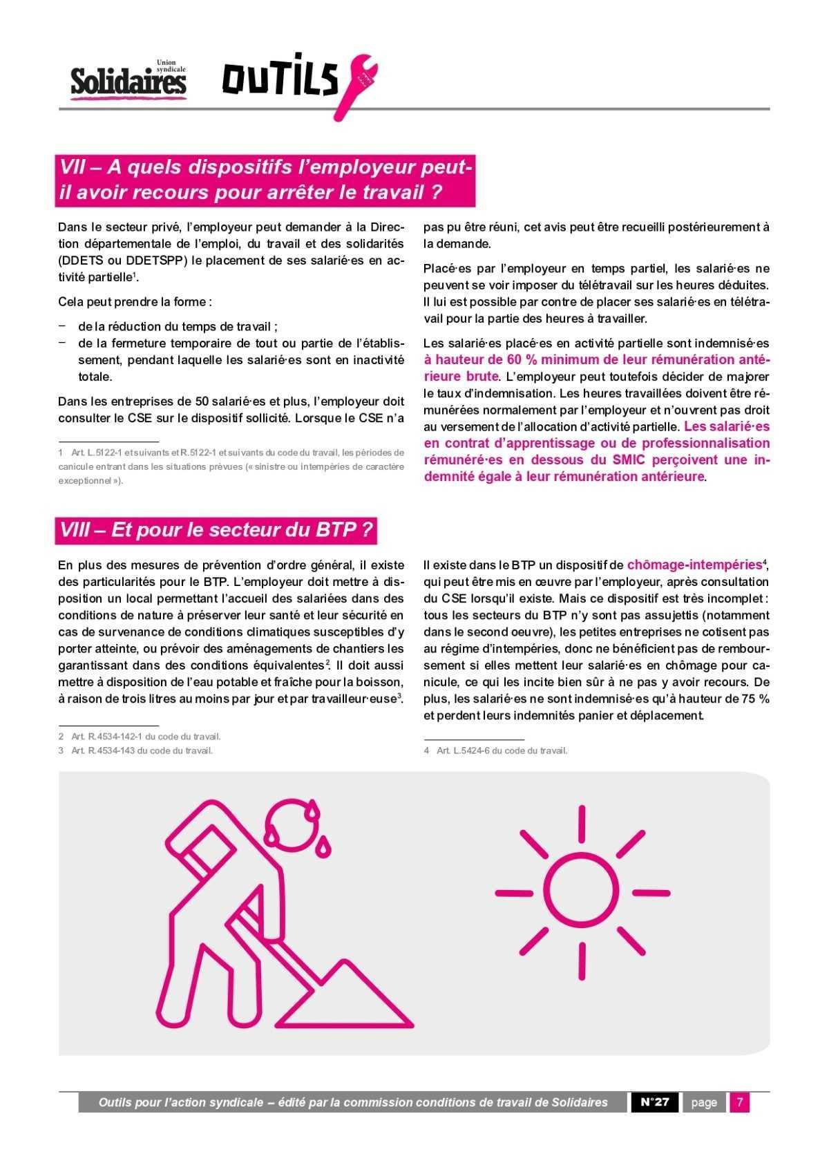 Outils # 27 // Il fait trop chaud au boulot, on fait quoi ?