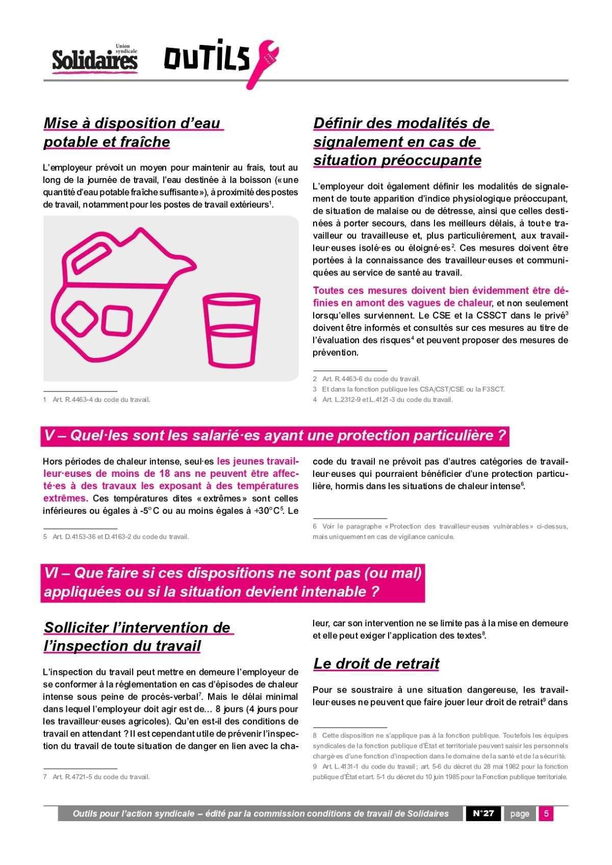 Outils # 27 // Il fait trop chaud au boulot, on fait quoi ?