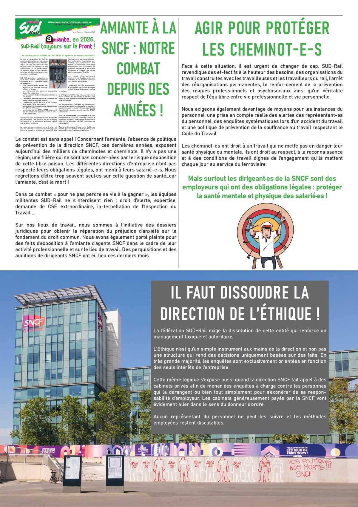 SUD-Rail // Élections CSE SNCF // Conditions de travail, ça suffit !