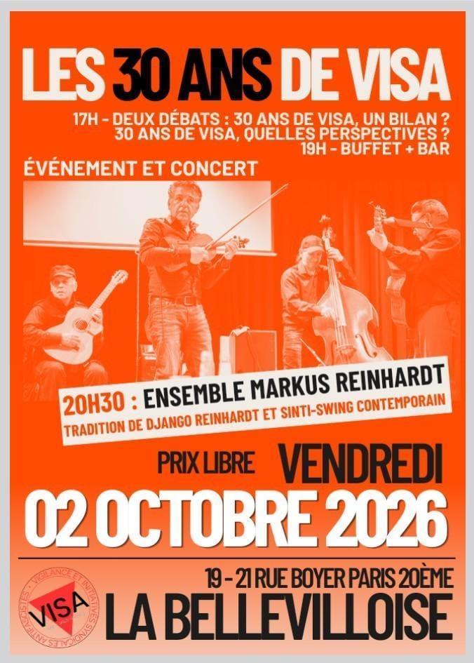 Paris 2 octobre // Syndicalistes antifascistes : les 30 ans de VISA