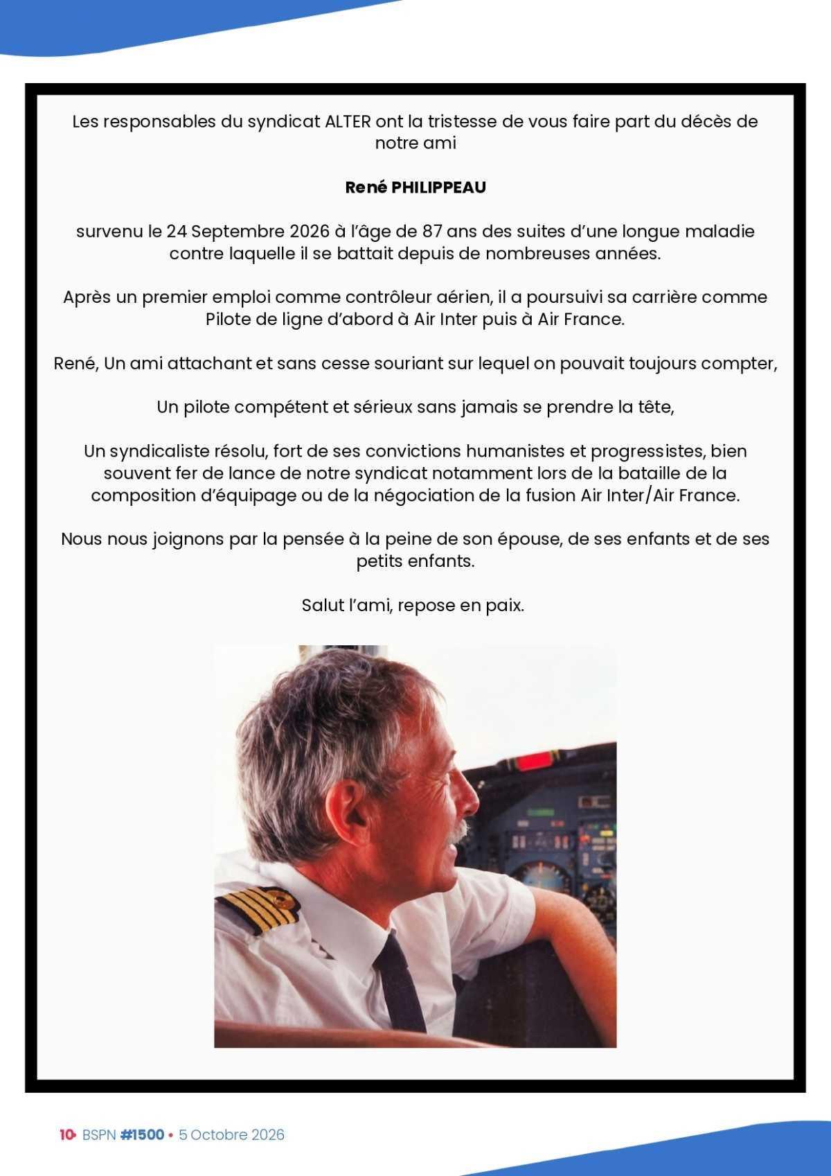 ALTER // Bulletin Syndical du Personnel Naviguant # 1500