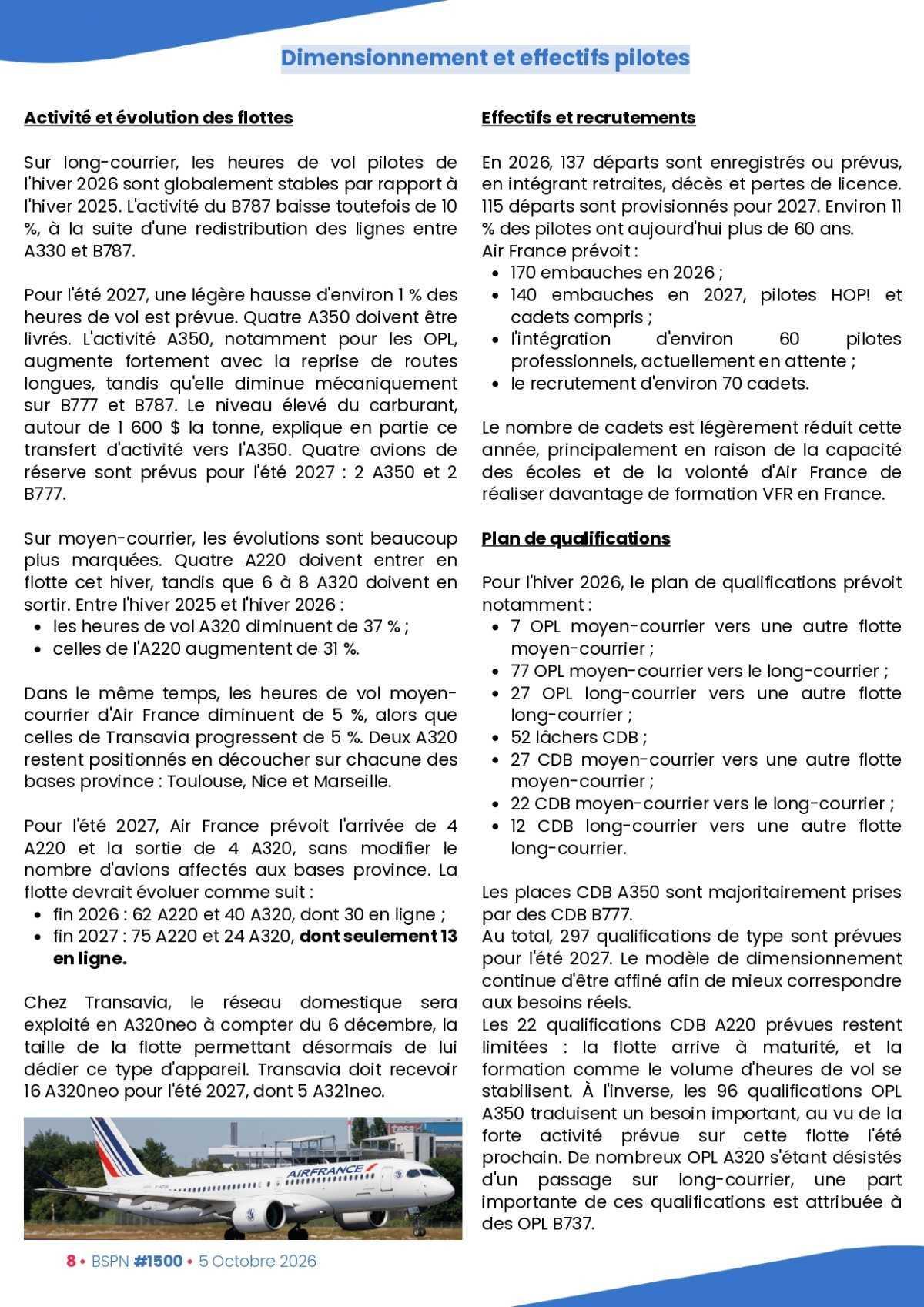 ALTER // Bulletin Syndical du Personnel Naviguant # 1500