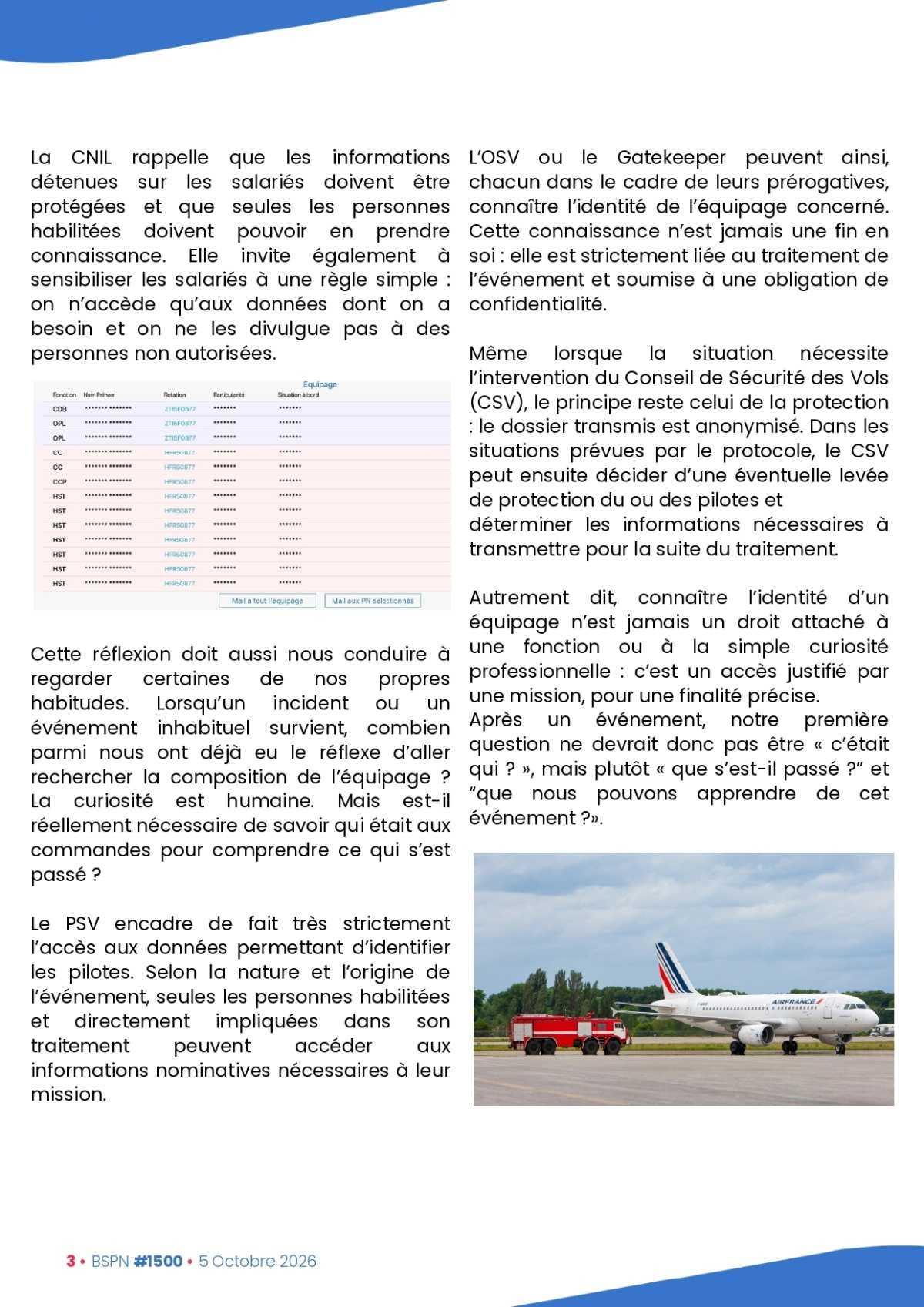 ALTER // Bulletin Syndical du Personnel Naviguant # 1500