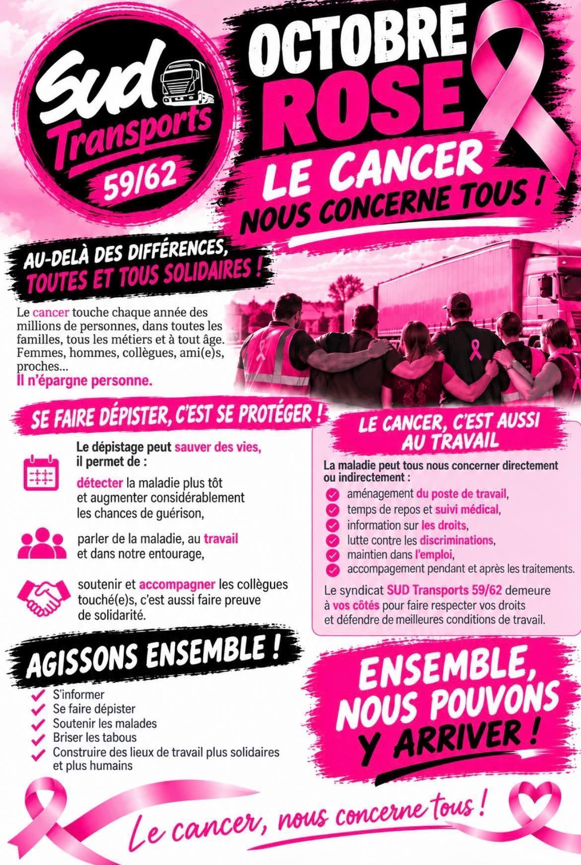 UST 59/62 Le cancer nous concerne tous !