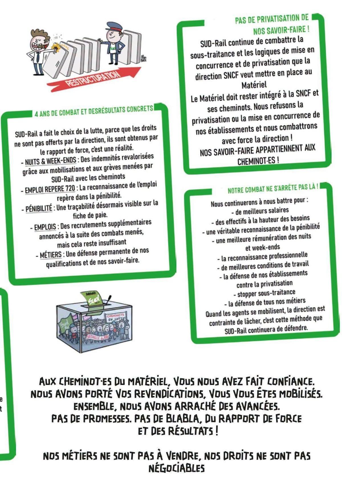 SUD-Rail // 4 ans de combats au matériel industriel