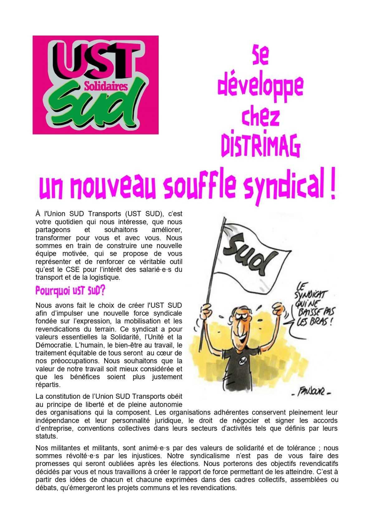 L'UST SUD se développe chez DISTRIMAG !