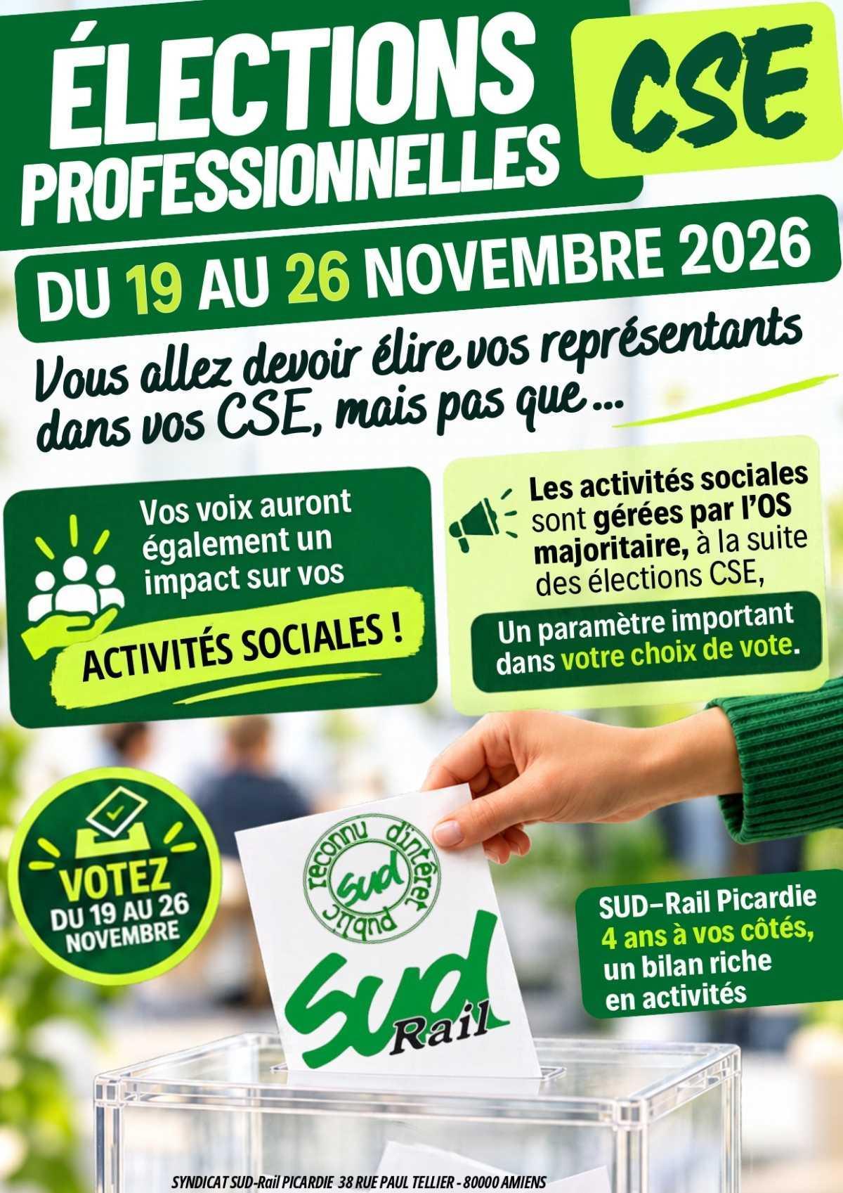 SUD-Rail Picardie // Notre bilan pour les activités sociales et culturelles