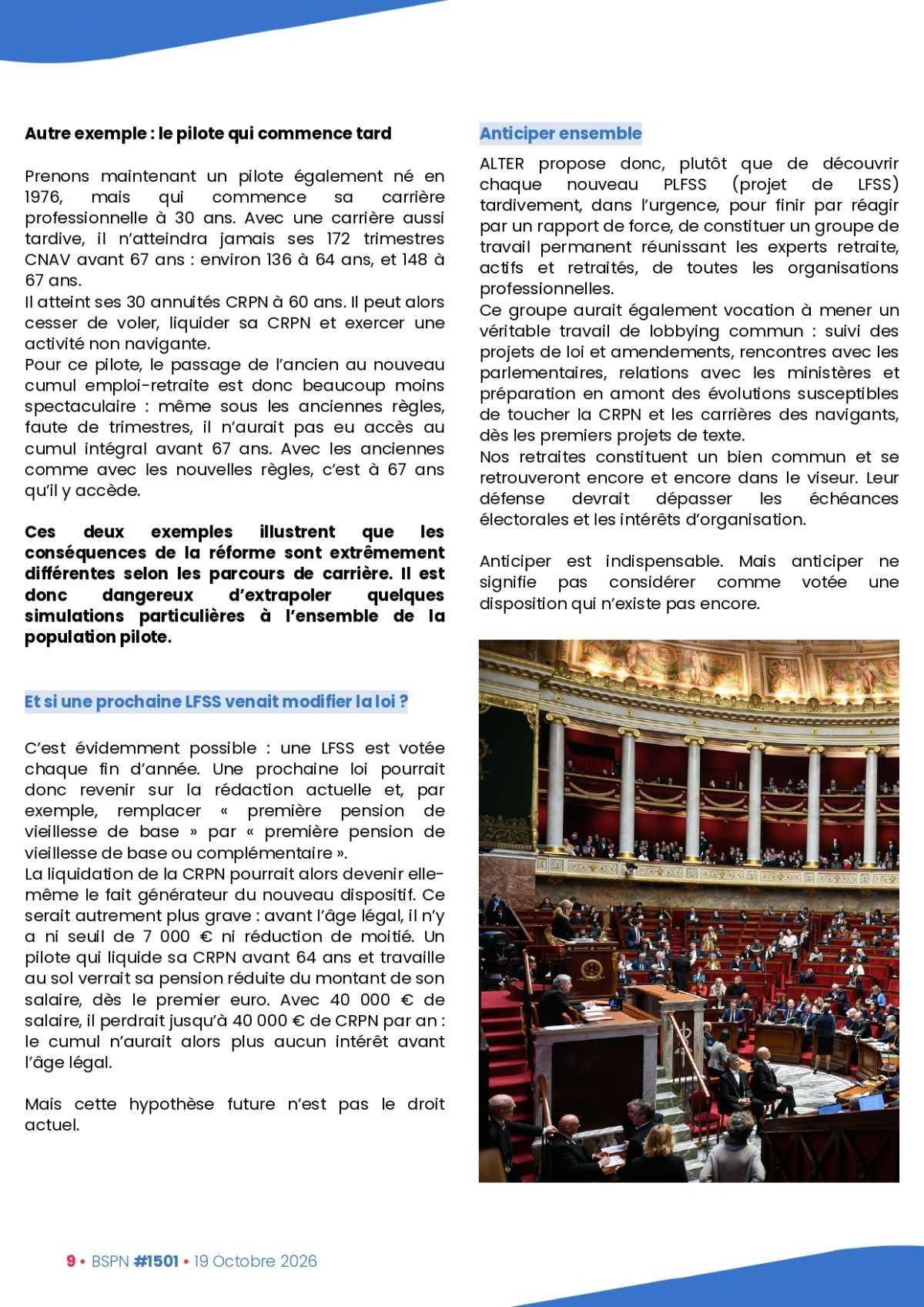 ALTER // Bulletin Syndical du Personnel Naviguant # 1501
