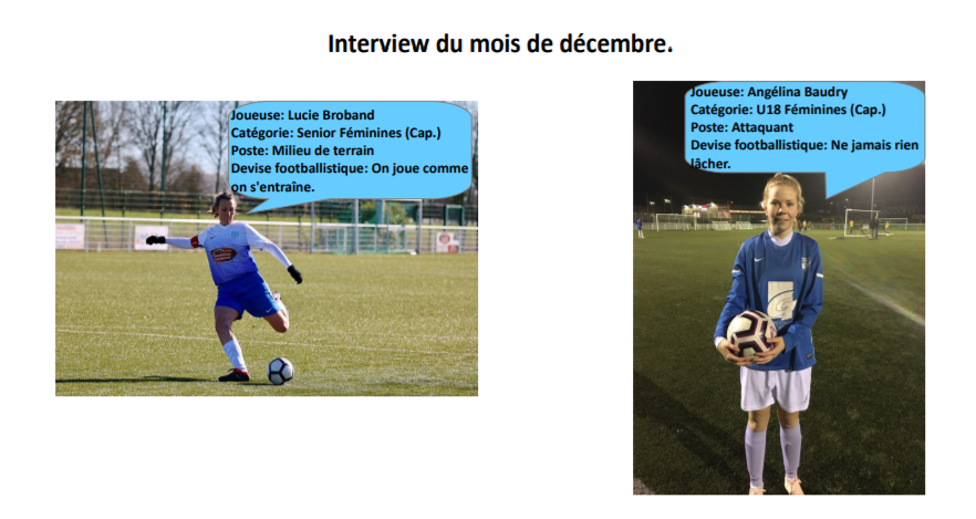 ITW de Lucie &amp; Angélina