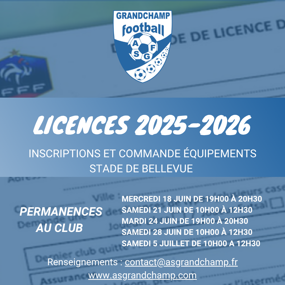 PERMANENCES LICENCES ET EQUIPEMENTS