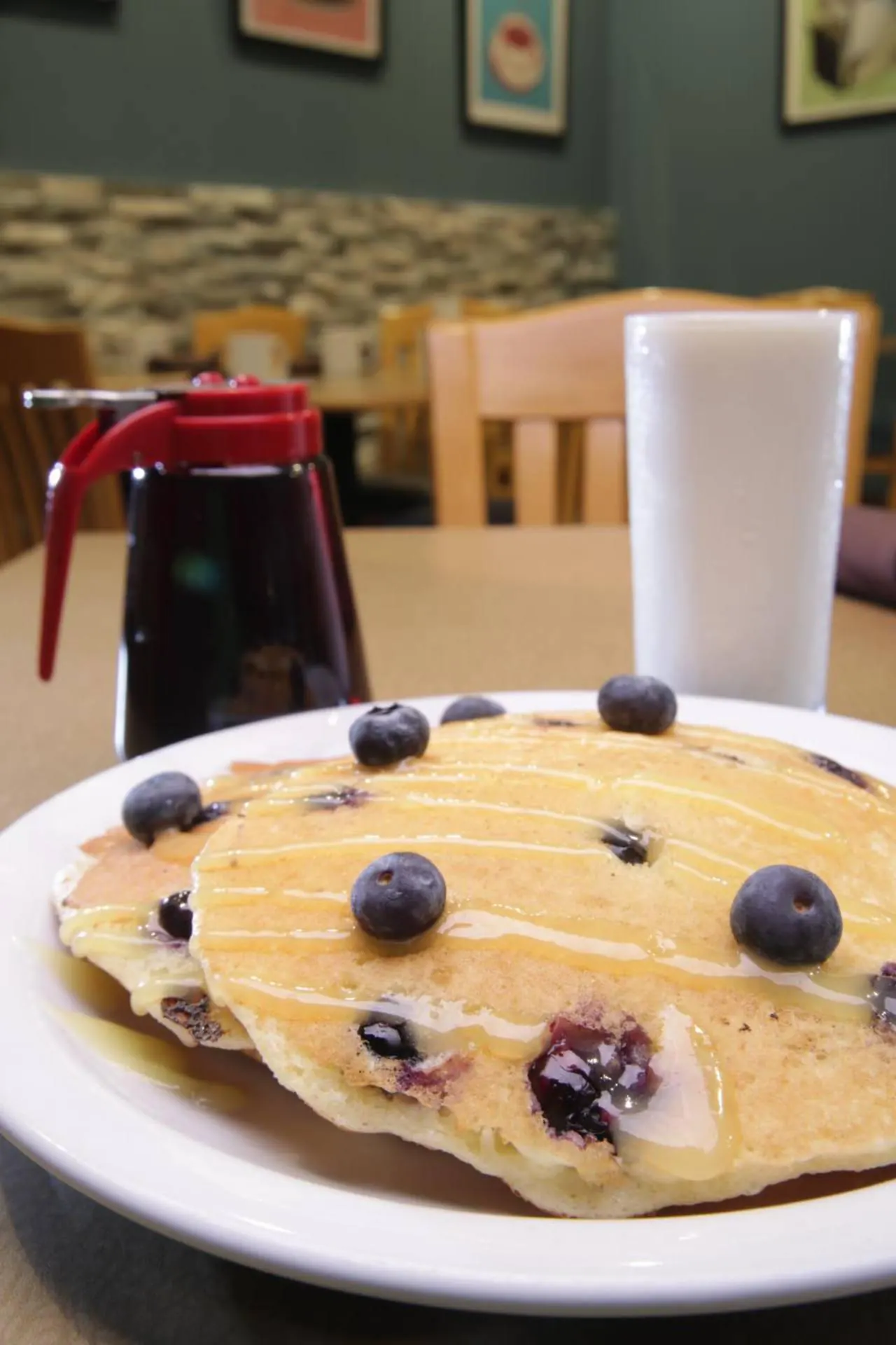 Lemon Blue Pancakes