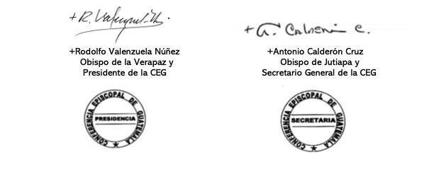Mensaje del Consejo Permanente de la Conferencia Episcopal de Guatemala