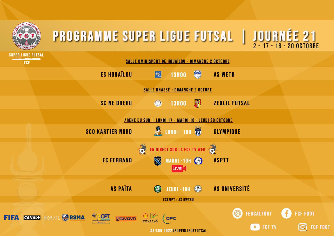 Place aux DEMI-FINALES | Programme des 1/2 finales - COUPE DE CALEDONIE (DIRECT TV) + Programme fédéral du week-end
