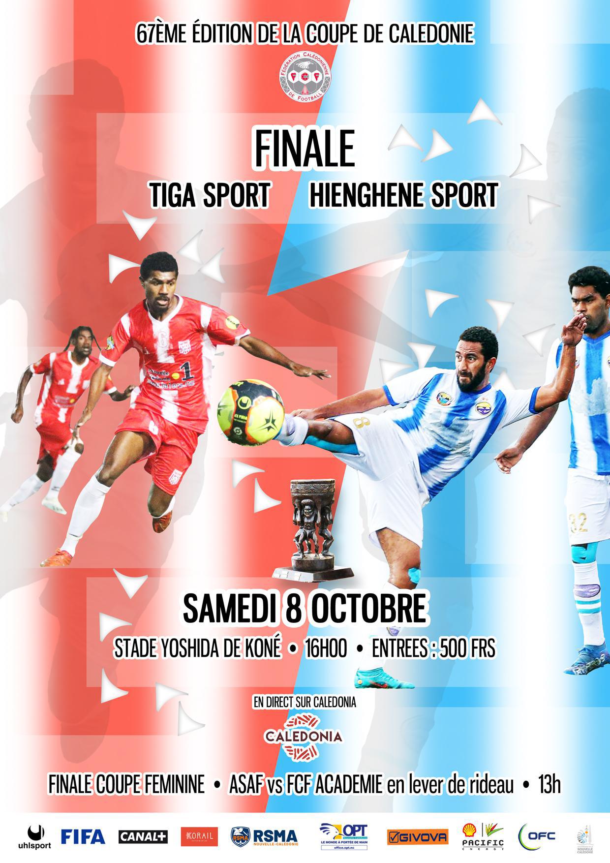 Une FINALE qui s'annonce grandiose | AFFICHE de la FINALE de la COUPE de CALEDONIE (garçons)