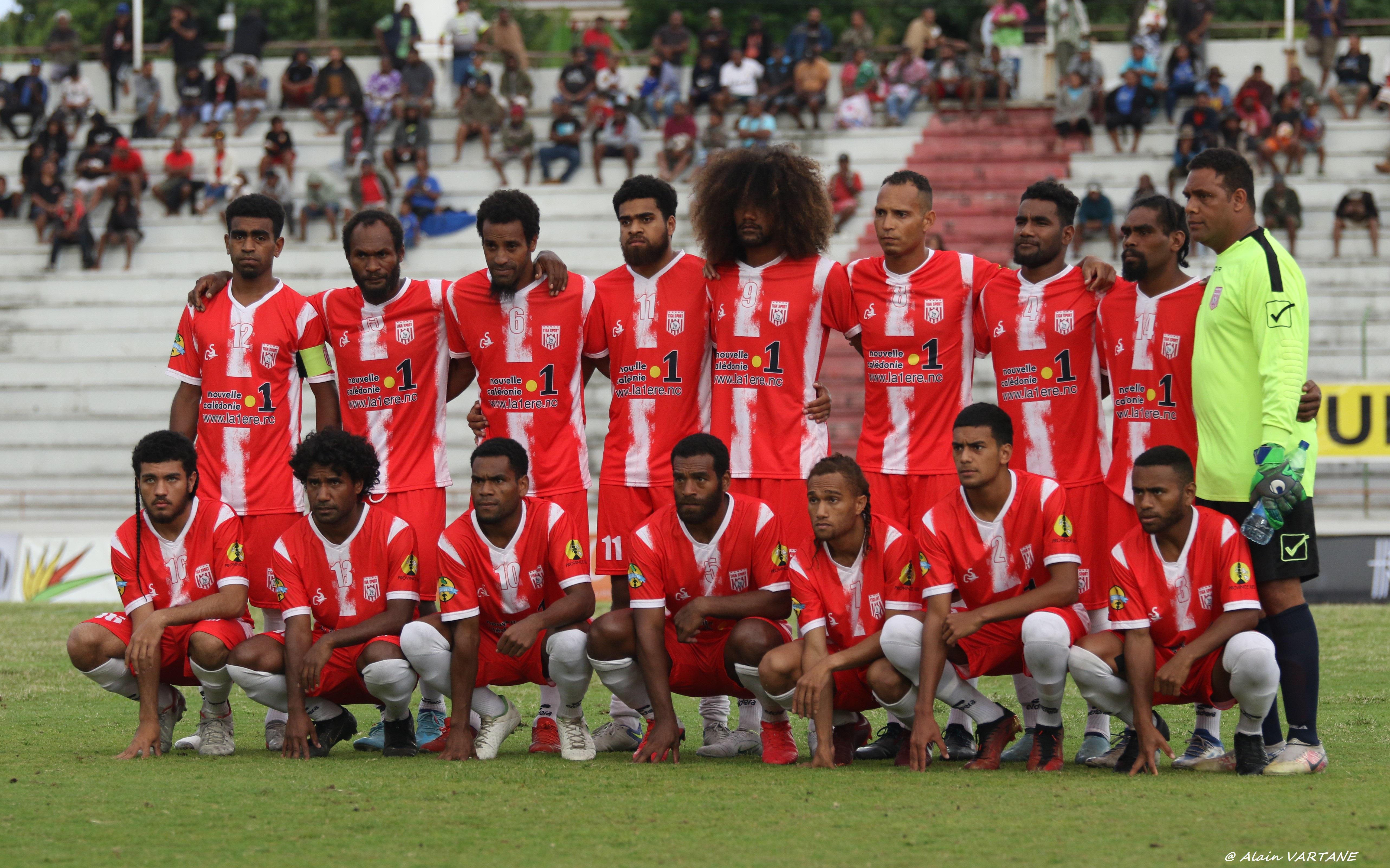 TIGA SPORT, paré au combat pour cette finale de Coupe qui promet face à Hienghène Sport. Crédit Photo : Alain VARTANE