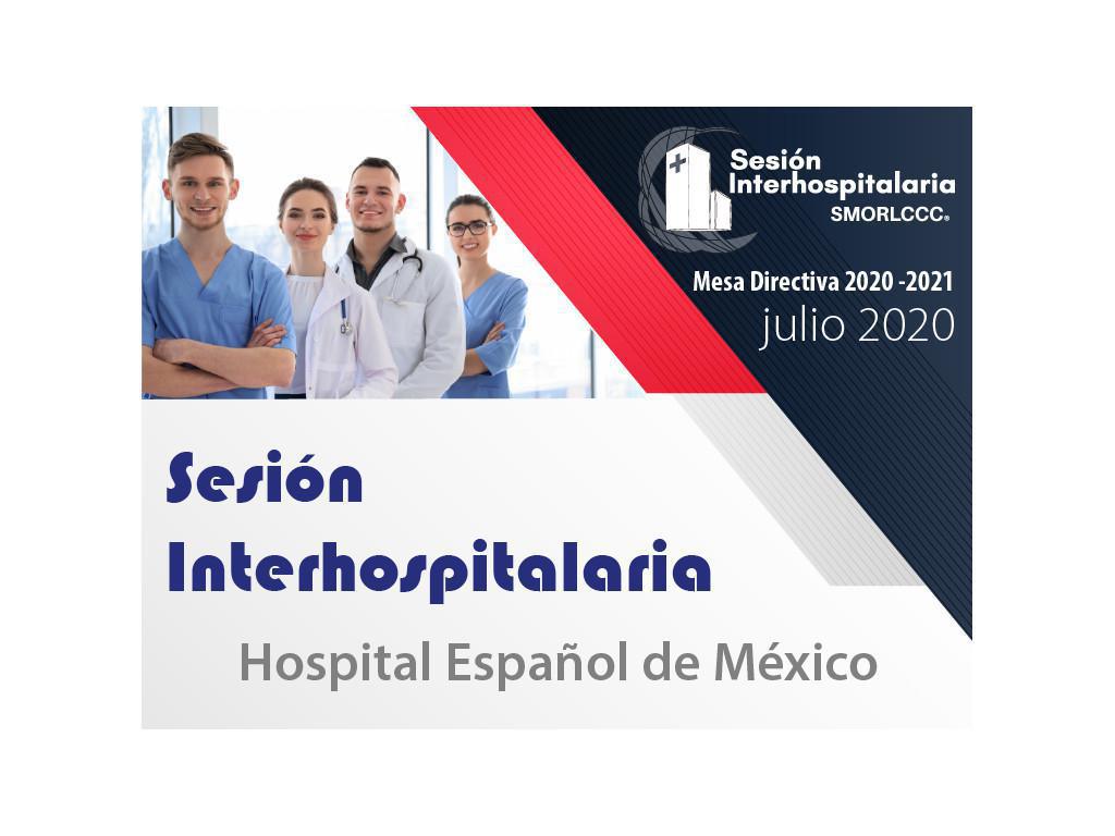Sesión Interhospitalaria Julio