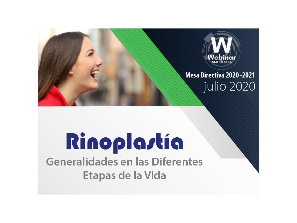 Rinoplastía Generalidades en las Diferentes Etapas de la Vida