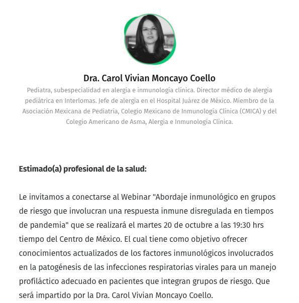 Abordaje inmunológico en grupos de riesgo que involucran una respuesta inmune disregulada en tiempos de pandemia