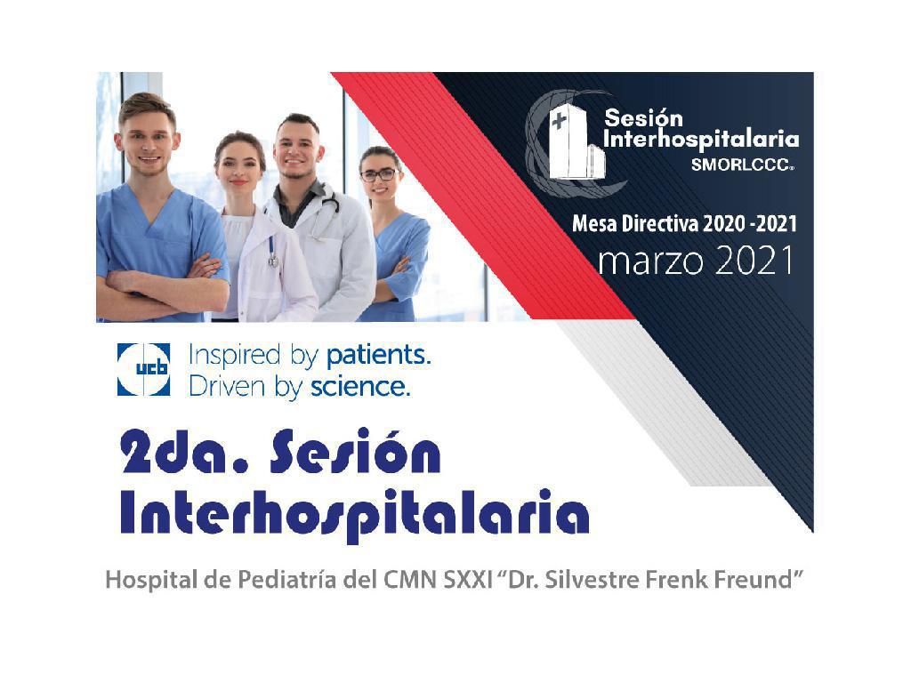 2da. Sesion Interhospitalaria Marzo