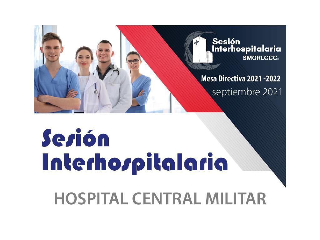 Sesión Interhospitalaria Septiembre