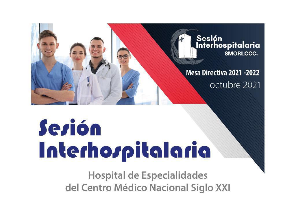 Sesión Interhospitalaria Octubre