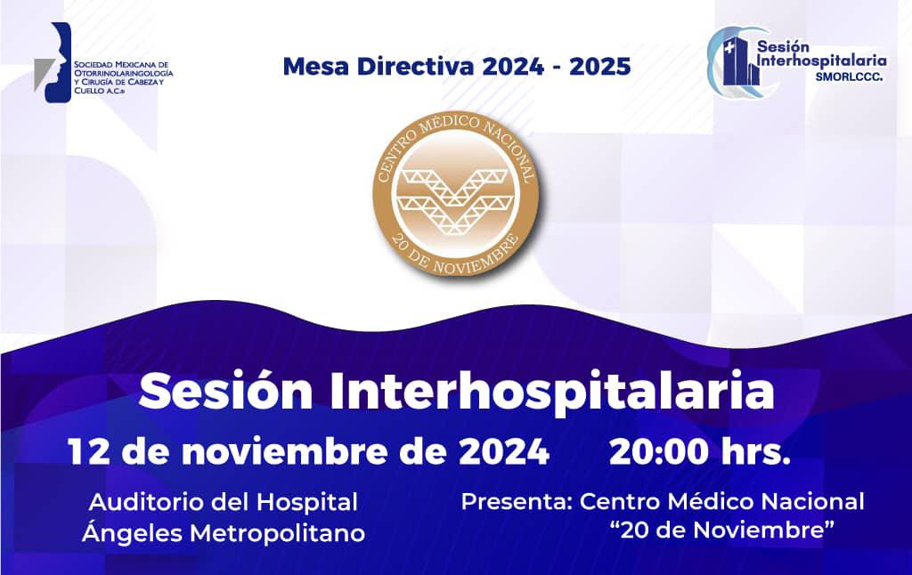 Sesión Interhospitalaria Noviembre 2024