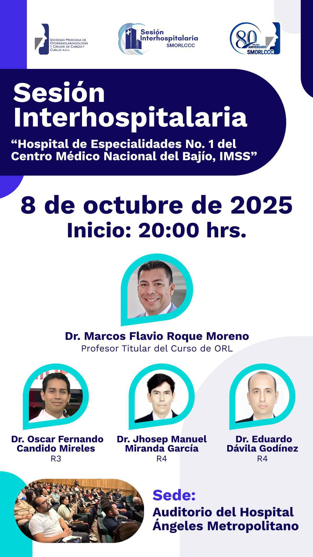 Sesión Interhospitalaria Octubre 2025