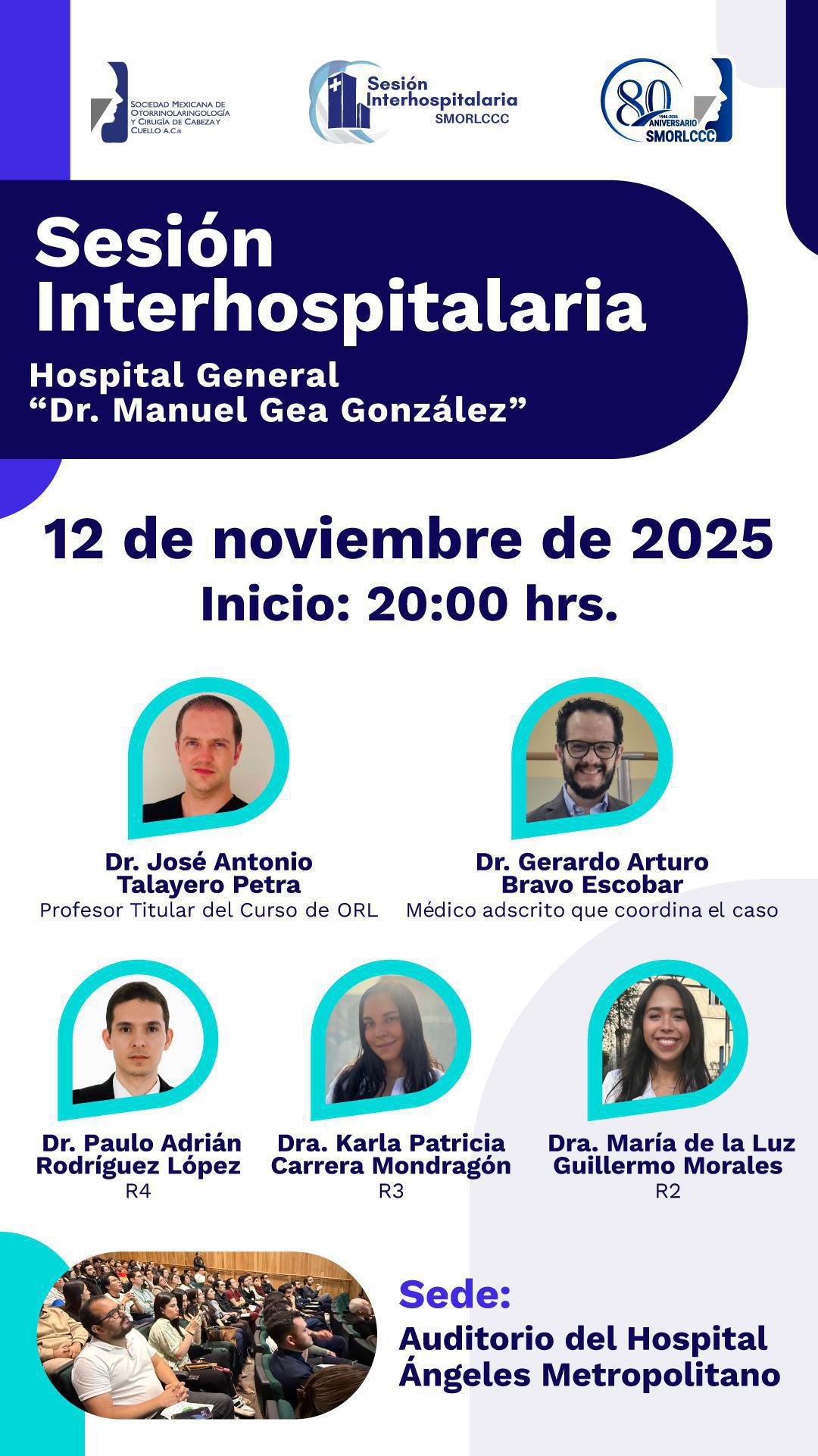 Sesión Interhospitalaria Noviembre 2025
