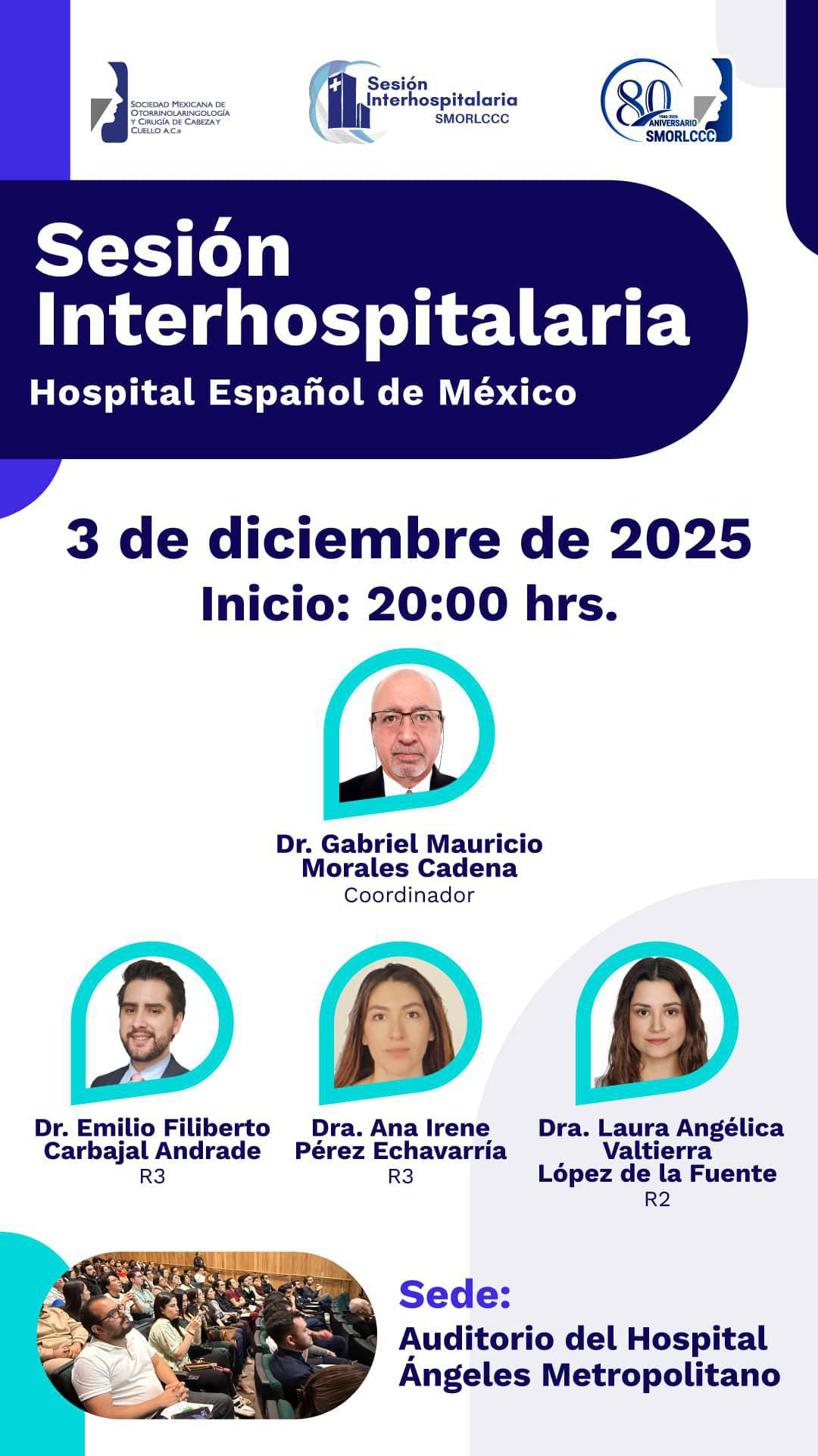 Sesión Interhospitalaria Diciembre 2025