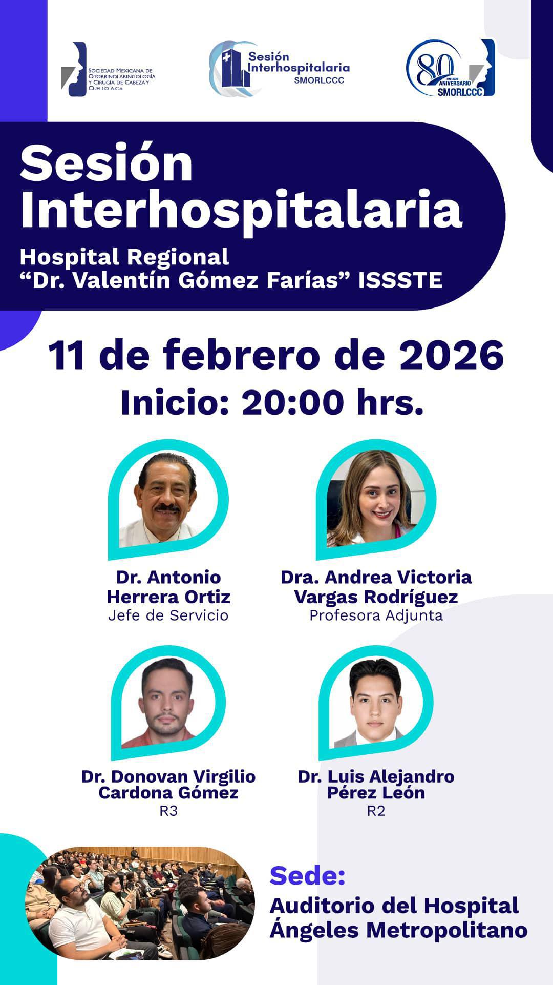 Sesión Interhospitalaria Febrero 2026
