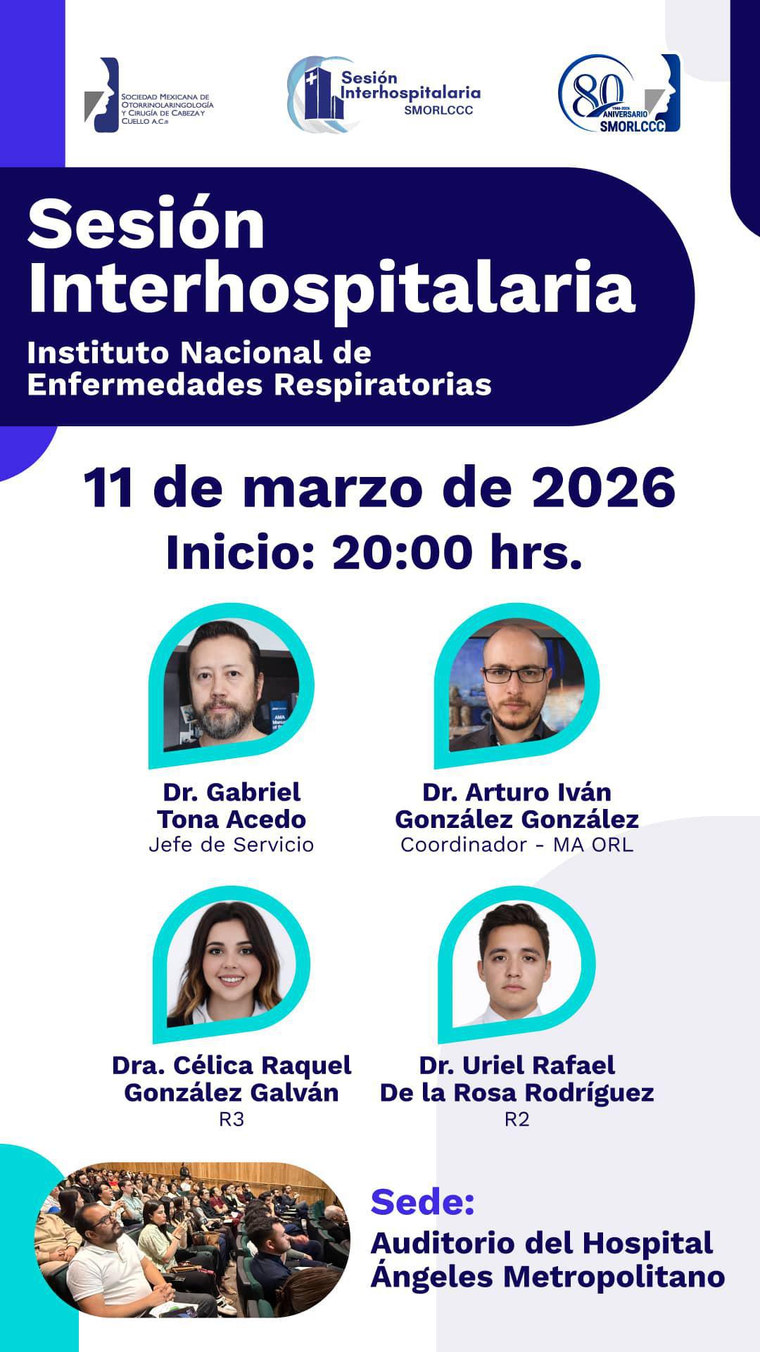 Sesión Interhospitalaria Marzo 2026