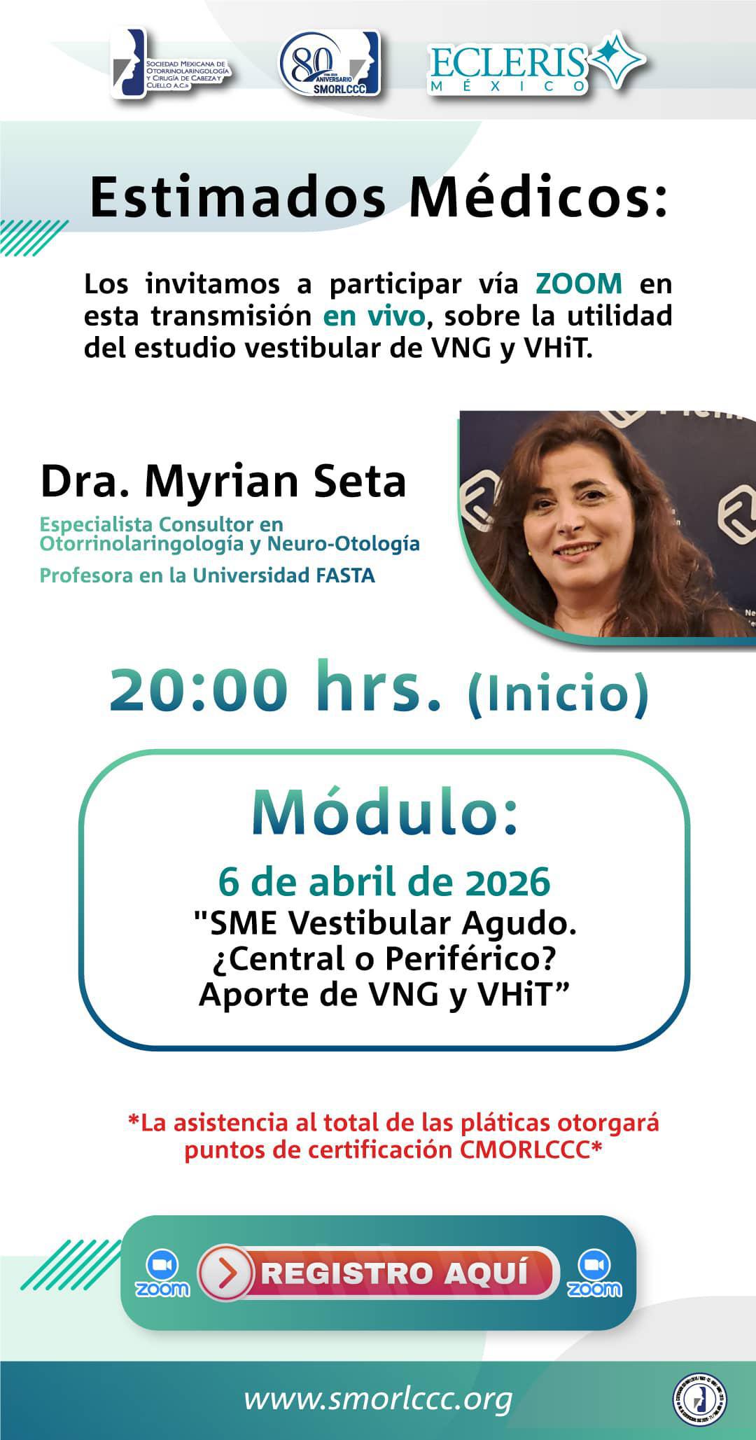 Webinar: la utilidad del estudio vestibular de VNG y VHiT. - Módulo II